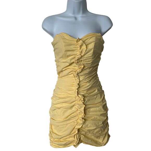 Lovers + Friends Morris Mini in Daffodil Yellow Y2K size Small - Picture 2 of 11